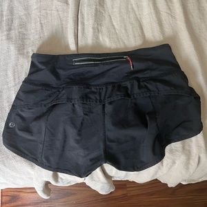 Lululemon running shorts size 6. Gently worn